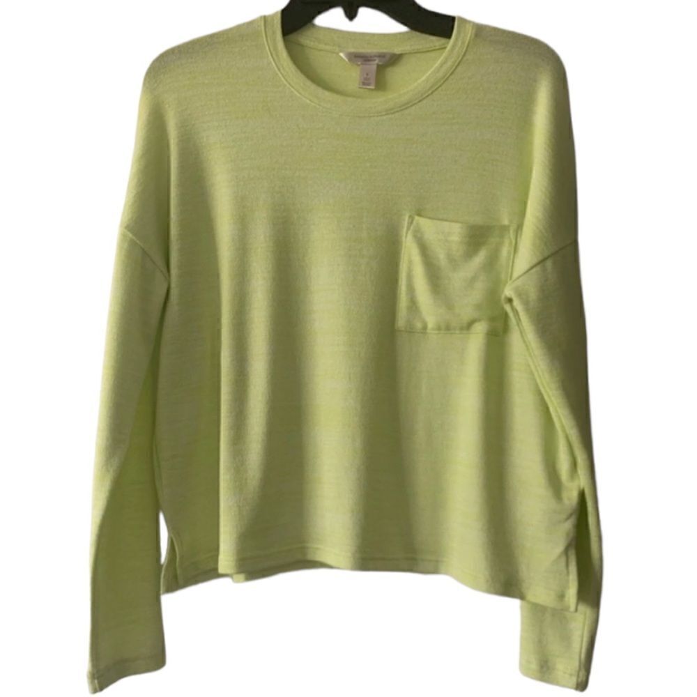 Banana Republic LuxeSpun Neon Pocket Tee Small